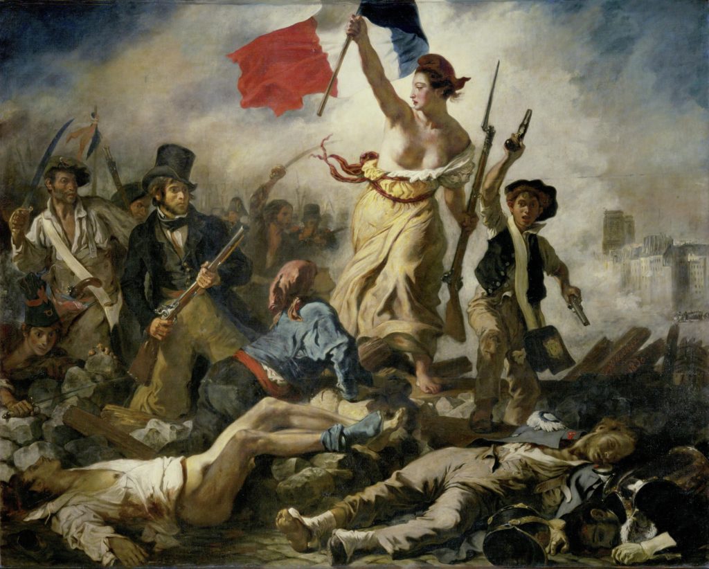wikicommon, Liberty Leading the People. 1830. Oil on canvas, 260 x 325 cm.